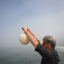 Professor Ralph Keeling, son of Charles David Keeling, demonstrates how a sample of air is collected to measure carbon dioxide in the atmosphere on April 11 as part of the Keeling Curve monitoring study at the UC San Diego Scripps Institution of Oceanography. Credit: Patrick T. Fallon/AFP via Getty Images)