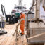 Deep-sea mining equipment is seen onboard the research vessel MV Anuanua Moana in the Cook Islands on June 10. Credit: William West/AFP via Getty Images