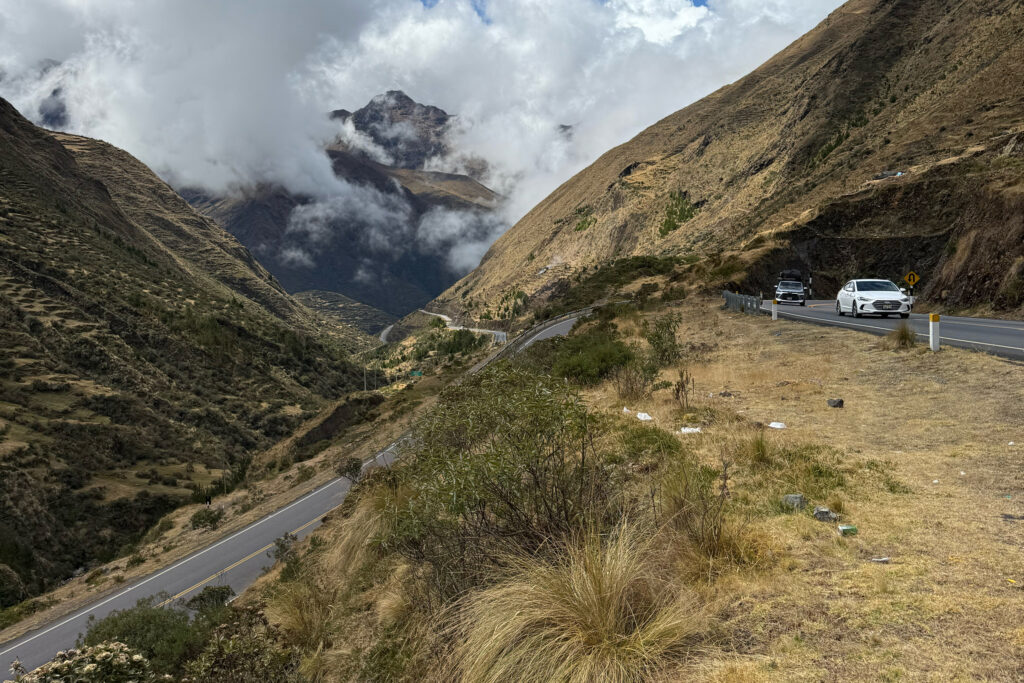A stretch of the Interoceanic Highway, as it crosses the Andes. Credit: Georgina Gustin/Inside Climate News