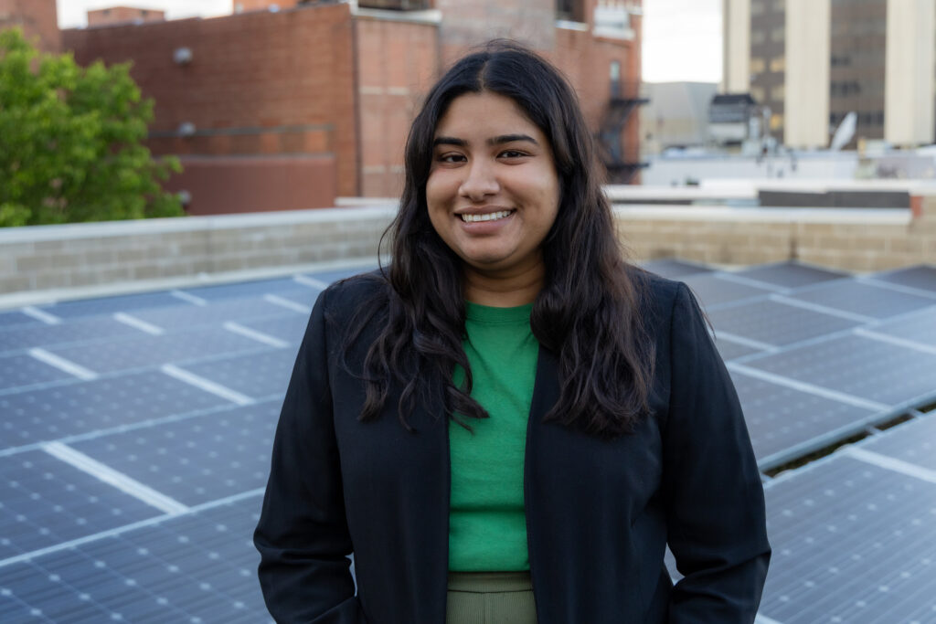 Kavi Chintam works on Illinois clean-energy legislation for Vote Solar, a policy-focused nonprofit.