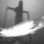 An underwater acoustic camera captures a harbor seal interacting with a tidal turbine in Washington state’s Sequim Bay. Credit: Pacific Northwest National Laboratory