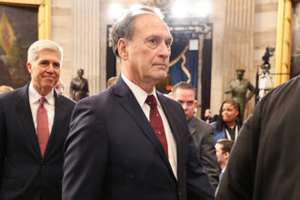 Supreme Court Associate Justice Samuel Alito attends inauguration ceremonies for President Donald Trump in the Rotunda of the U.S. Capitol on Jan. 20, 2025. Credit: Chip Somodevilla/Getty Images