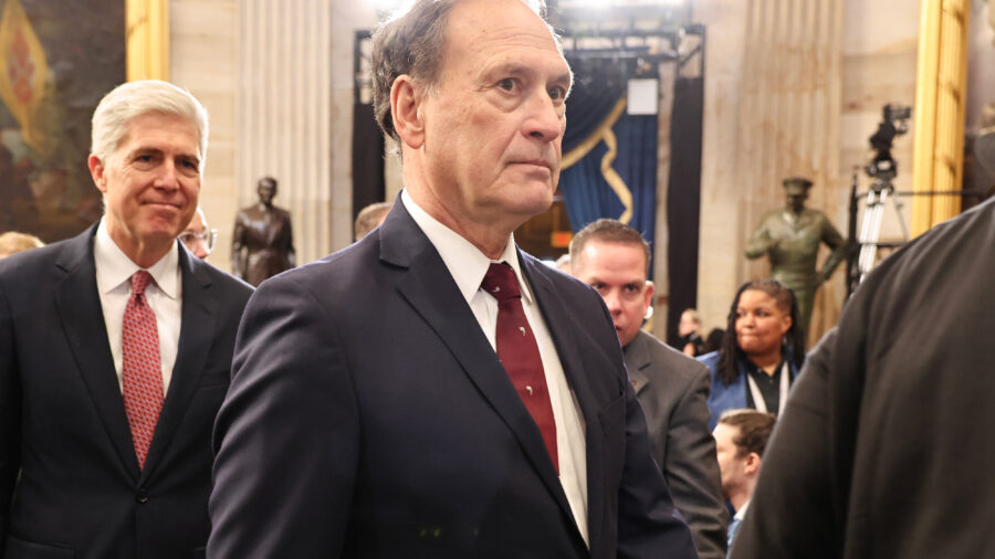 Supreme Court Associate Justice Samuel Alito attends inauguration ceremonies for President Donald Trump in the Rotunda of the U.S. Capitol on Jan. 20, 2025. Credit: Chip Somodevilla/Getty Images