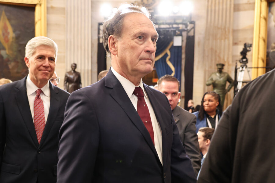 Supreme Court Associate Justice Samuel Alito attends inauguration ceremonies for President Donald Trump in the Rotunda of the U.S. Capitol on Jan. 20, 2025. Credit: Chip Somodevilla/Getty Images