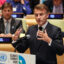 French President Emmanuel Macron delivers remarks during the “Climate Summit 2025” on the sidelines of the United Nations General Assembly at the U.N. headquarters in New York City on Sept. 24, 2025. Credit: Ludovic Marin/AFP via Getty Images
