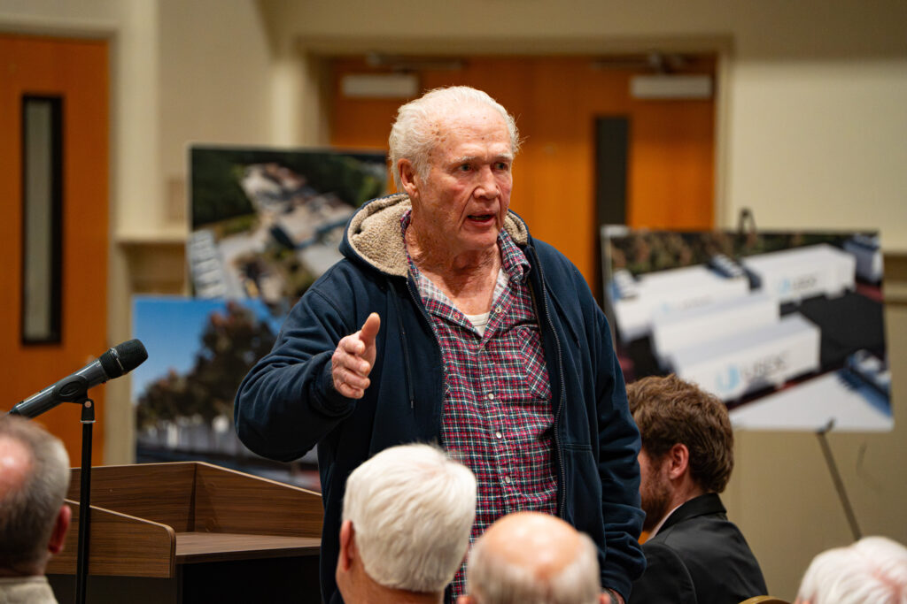 Resident after resident expressed their concerns about a proposed data center expansion in Alabama's richest county. Credit: Lee Hedgepeth/Inside Climate News
