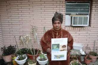 Debra Ramirez said oil refining operations by petrochemical plants have systematically dismantled her Lake Charles, Louisiana, community.