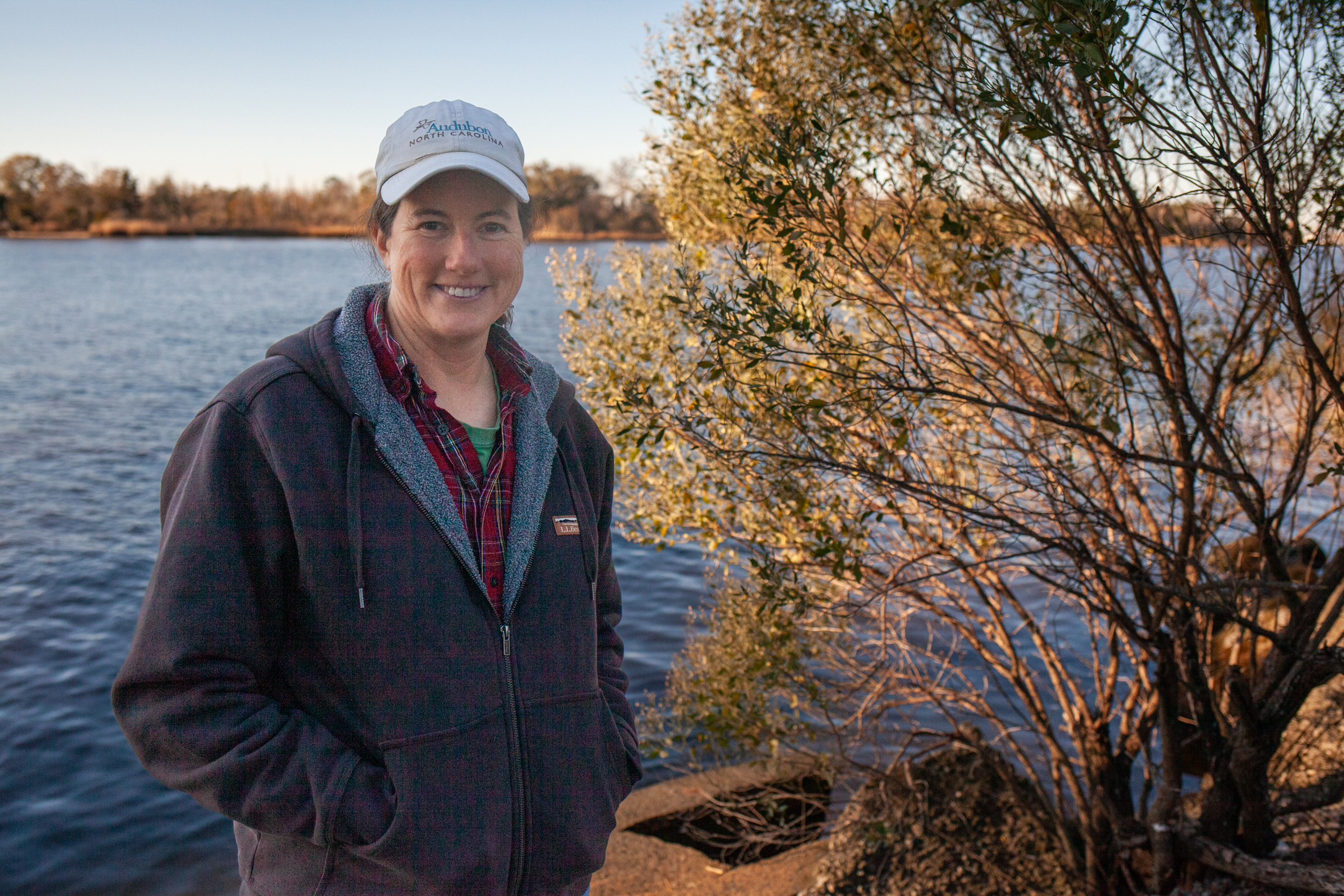 “Birds are a thing everyone can get behind,” says Lindsay Addison, a coastal biologist with the Audubon Society. Credit: Lisa Sorg/Inside Climate News