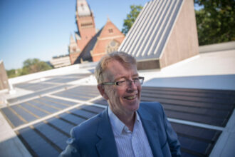 Atmospheric scientist Michael McElroy was the Gilbert Butler Professor of Environmental Studies at Harvard University and chair of the Harvard-China Project on Energy, Economy and Environment. Credit: Kris Snibbe/Harvard University