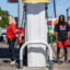 People pump gas at a station on Aug. 03, 2023, in Austin, Texas. Credit: Brandon Bell/Getty Images
