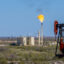 An oil pump jack operates in the Permian Basin of West Texas. Credit: Brandon Bell/Getty Images