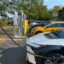 Electric vehicles charge at a parking lot in the Queens boroughs of New York City. Credit: Lindsey Nicholson/UCG/Universal Images Group via Getty Images