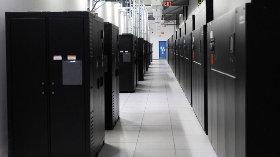 CoreWeave was awarded a $250 million tax break for its 392,600-square-foot data center under construction in Kenilworth, N.J. Credit: Andrew Caballero-Reynolds/AFP via Getty Images