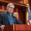 Sen. Sheldon Whitehouse (D-R.I.) speaks during a climate action news conference at the U.S. Capitol on Nov. 20, 2025. Credit: Tasos Katopodis/Getty Images