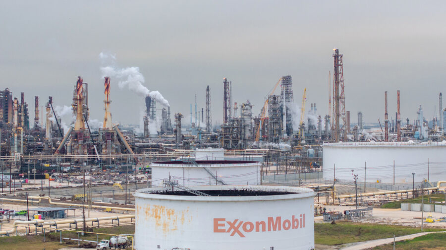The ExxonMobil Baytown Refinery is seen on Jan. 13 in Texas. Credit: Brandon Bell/Getty Images
