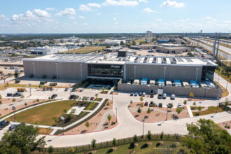 An aerial view of the Sabey Data Center in Round Rock, Texas. Credit: Aaron E. Martinez/The Austin American-Statesman via Getty Images