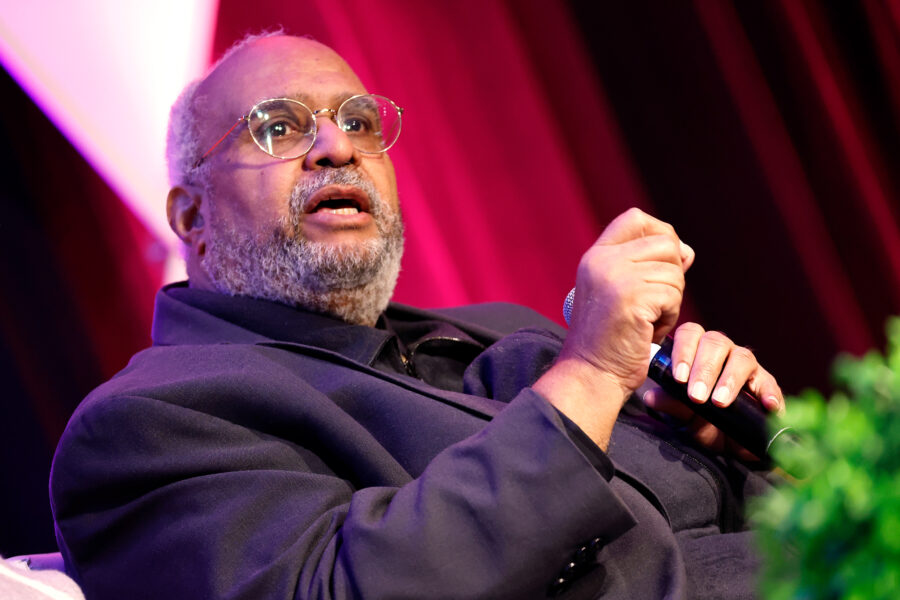 Georges Benjamin, executive director of the American Public Health Association, speaks at the Health Action Conference on Jan. 22 in Washington, D.C. The American Public Health Association is among several health organizations involved in the suit. Credit: Paul Morigi/Getty Images for Community Catalyst
