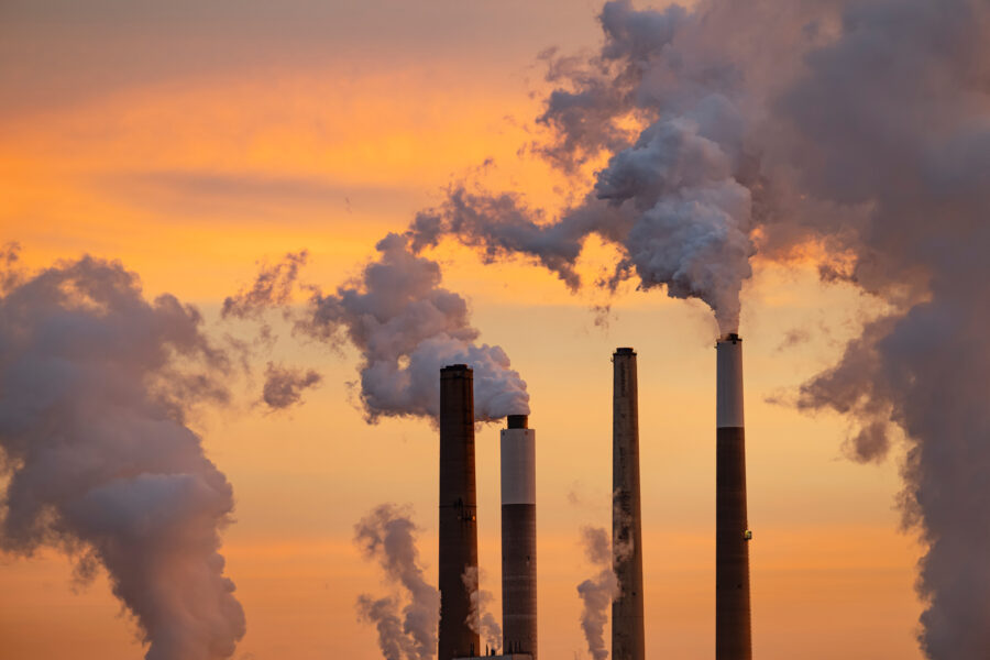 A view of the coal-fired Mill Creek Generating Station in Louisville, Ky., on Feb. 14. Credit: Jon Cherry/Getty Images
