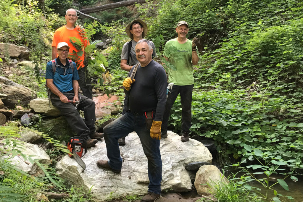 Conserving Carolina’s Kudzu Warriors host weekly volunteer groups. Their mission: to eradicate the invasive vine in Norman Wilder Forest in Tryon, N.C. Credit: Courtesy of Conserving Carolina