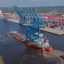 An aerial view of the Port of Wilmington in North Carolina. Credit: NC Ports