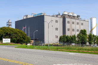 StarPet, a plastics plant in Asheboro, sends wastewater containing 1,4-dioxane to the city's treatment plant, which in turn discharges it into rivers and streams that are drinking water supplies. Credit: Lisa Sorg/Inside Climate News