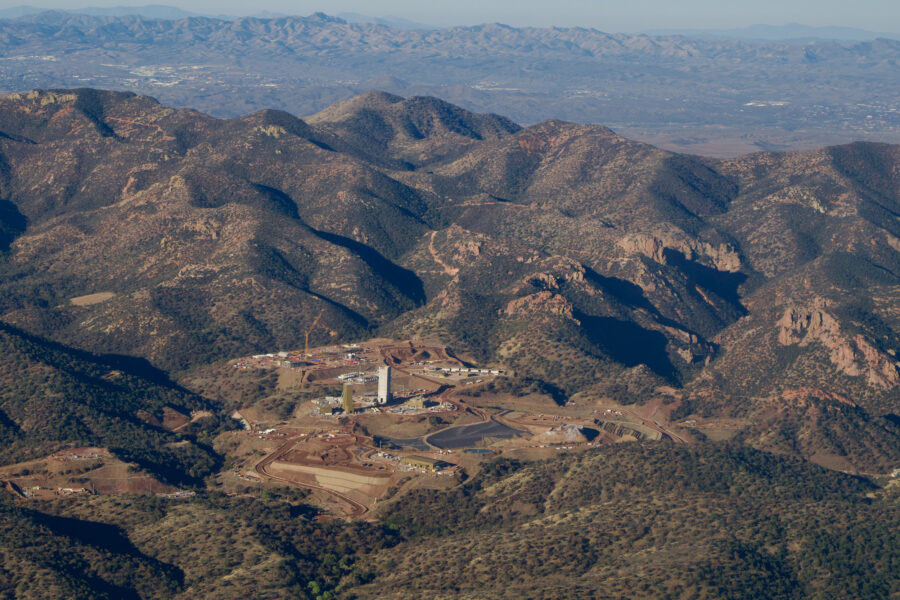 South32’s Hermosa project is seen on March 3 just outside Patagonia, Ariz. Credit: EcoFlight