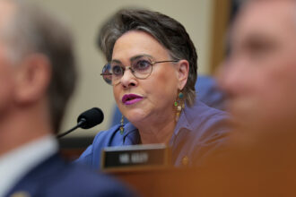 U.S. Rep. Harriet Hageman (R-Wyo.) speaks during a House Judiciary Committee hearing in the Rayburn House Office Building on March 4 in Washington, D.C. Credit: Heather Diehl/Getty Images