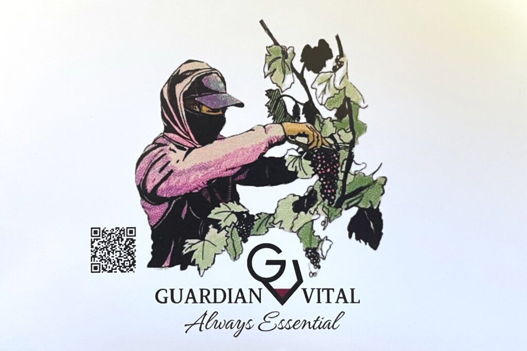 The Guardian Vital label requires wineries to farm without toxic chemicals and honor fair labor practices, including providing a living wage and safe working conditions.