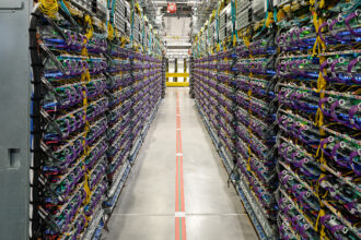 A look inside Google’s New Albany data center in Central Ohio. Credit: Google