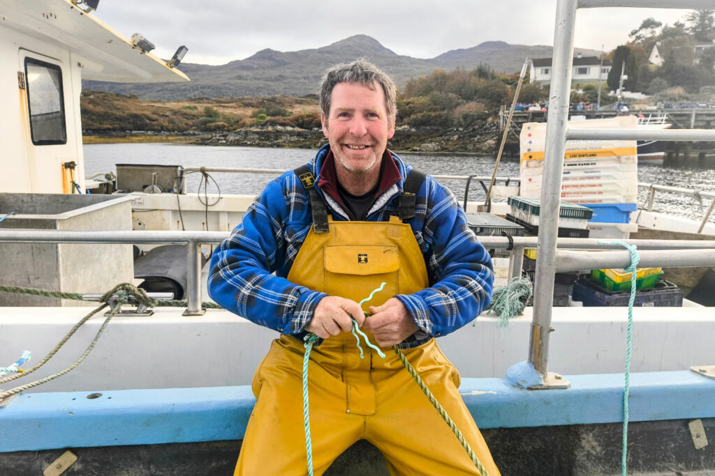 Bally Philp creel fishes for langoustine off Scotland’s Isle of Skye. Credit: Courtesy of Bally Philp/Scottish Creel Fishermen’s Federation