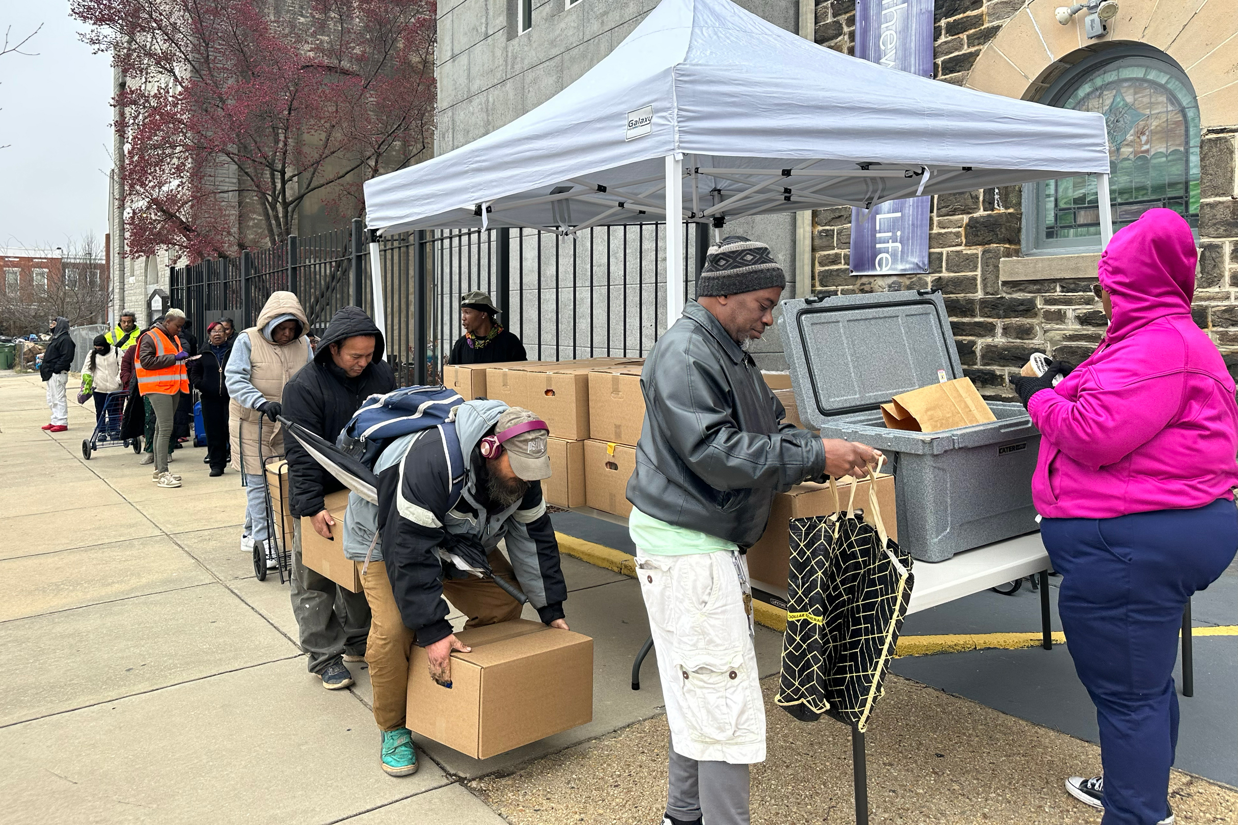 St. Matthew's New Life is one of two resiliency centers that house food distribution centers and serve as cooling centers during the summer. Credits: Rev. André Briscoe Jr./St. Matthew's New Life United Methodist Church
