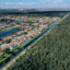 An aerial view of urban sprawl nestled next to protected wetlands on the fringes of Everglades National Park in Miami Dade County, Florida. Credit: Joe Raedle/Getty Images