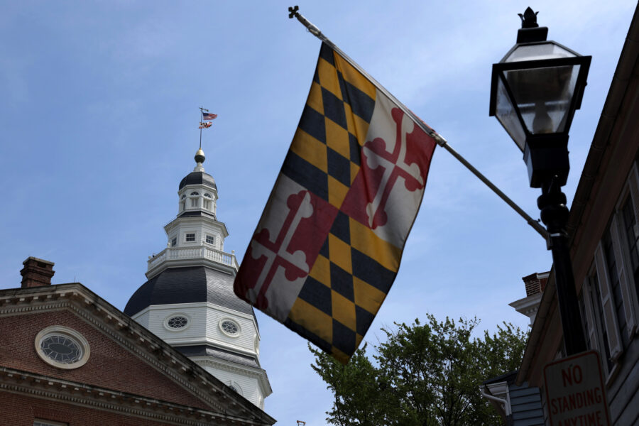 A view of the Maryland State House in Annapolis. Credit: Alex Wong/Getty Images