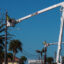 Utility workers repair power lines after Hurricane Milton passed through the area on Oct. 12, 2024, in Englewood, Fla. Credit: Joe Raedle/Getty Images