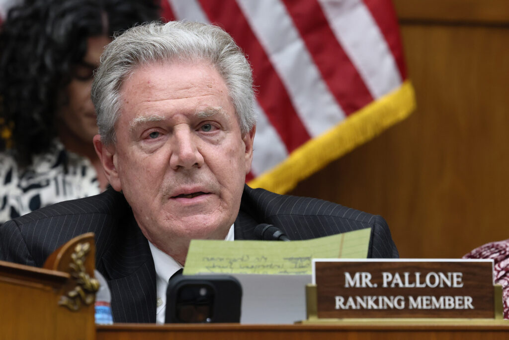 Rep. Frank Pallone speaks during an Energy and Commerce Committee hearing on May 13, 2025, in Washington, D.C. Credit: Jemal Countess/Getty Images for Protect Our Care