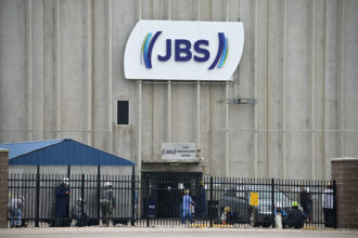 The JBS meat packing plant in Greeley, Colo. Credit: Hyoung Chang/The Denver Post via Getty Images