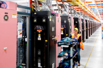 Tech companies continue to benefit from tax exemptions and favorable energy rates for data centers in Georgia. Credit: Noah Berger/Getty Images via Amazon Web Services