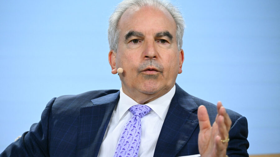 Cheniere Energy CEO Jack Fusco speaks during the CERAWeek energy conference in Houston on March 25. Credit: Ronaldo Schemidt/AFP via Getty Images