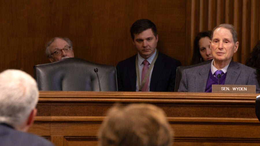 Sen. Ron Wyden (D-Ore.) said President Trump “took a wrecking ball to solar and wind energy projects.” Credit: Gabriel Matias Castilho/Inside Clean Energy