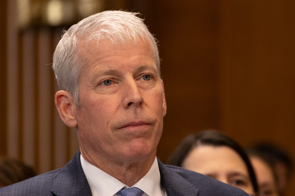 Energy Secretary Chris Wright held a two-hour hearing before a Senate committee Tuesday. Credit: Gabriel Matias Castilho/Inside Clean Energy