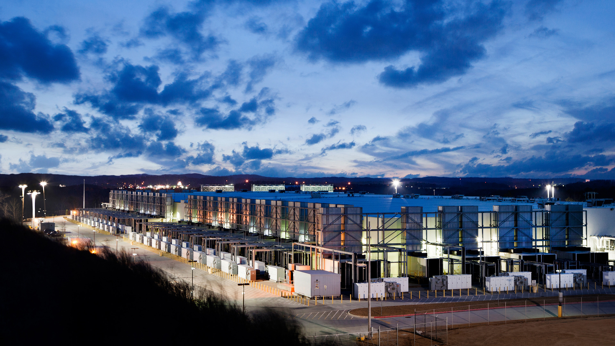 A view of Google’s data center in Douglas County, Georgia, just outside of Atlanta. Credit: Google