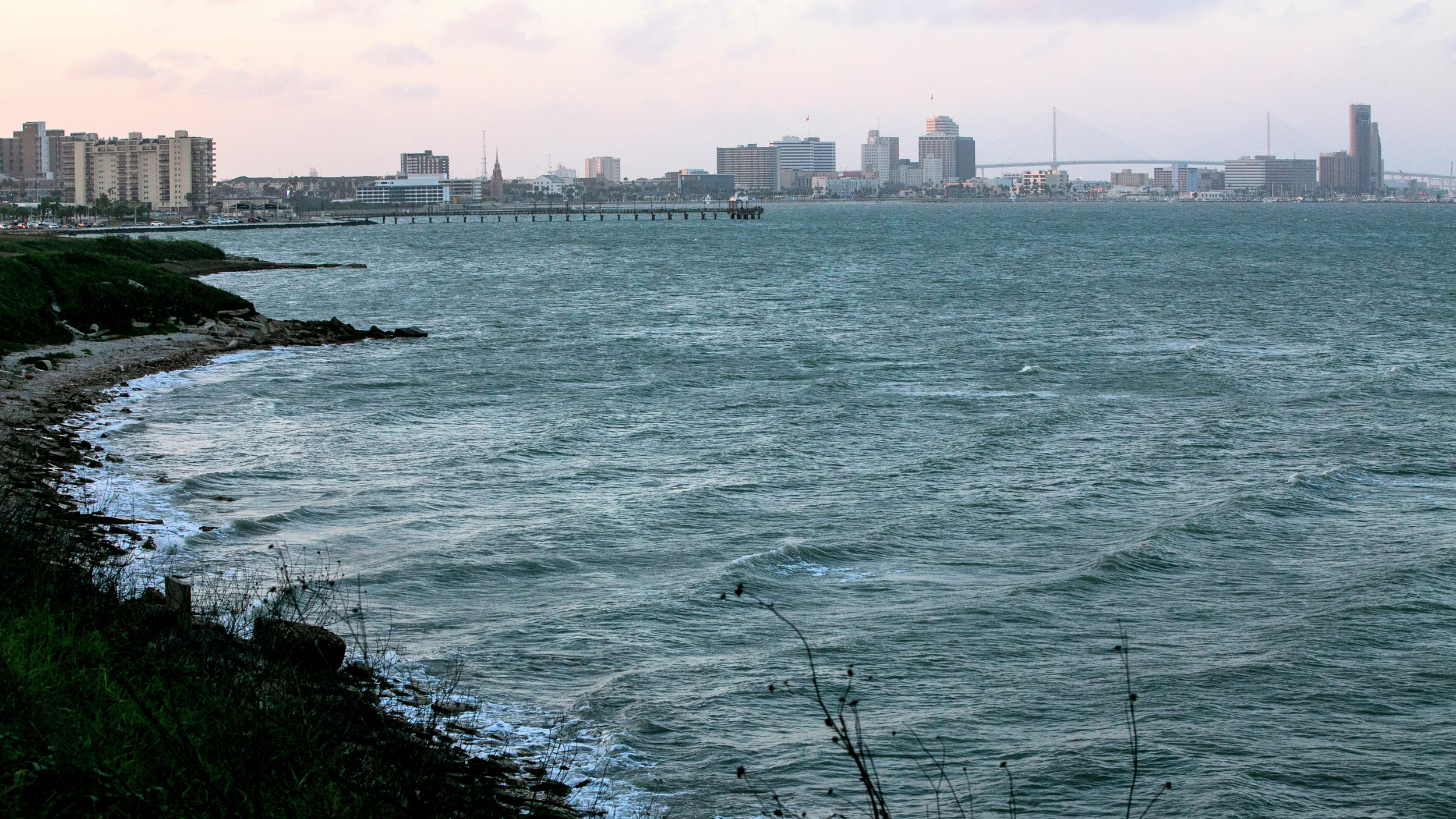 The city of Corpus Christi is seen on March 4. Credit: Dylan Baddour/Inside Climate News