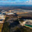 An aerial view of the nearly 600-acre coal ash pond at Alabama Power’s James M. Barry Electric Generating Plant. Credit: Lee Hedgepeth/Inside Climate News