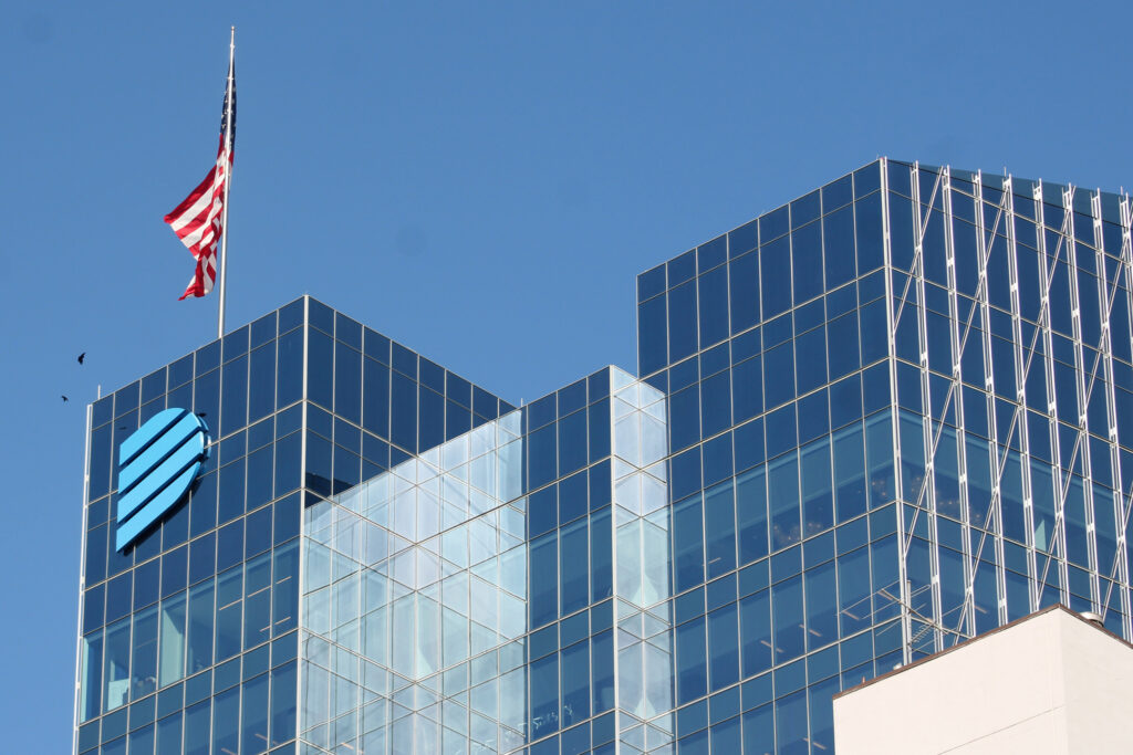 Dominion Energy’s corporate offices in downtown Richmond, Va. Credit: Charles Paullin/Inside Climate News