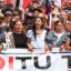 Māori communities march to advocate for the interpretation of the Treaty of Waitangi and Indigenous rights on Nov. 19, 2024, in Wellington, New Zealand. Credit: Hagen Hopkins/Getty Images