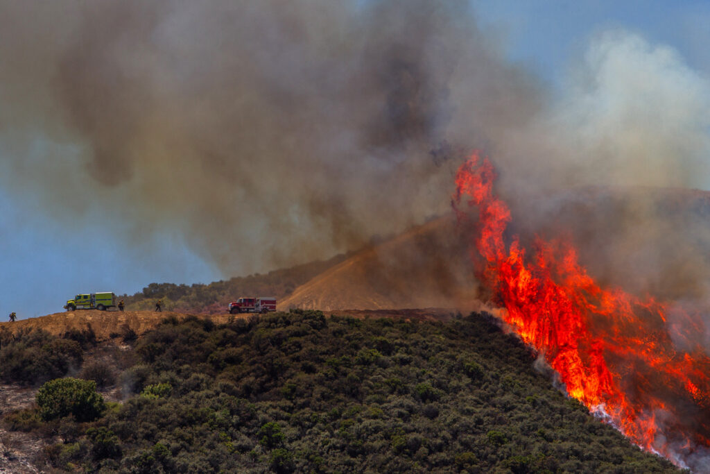 As Wildfire Grows Near Ex-Nuclear Site, California County Sets Up Radiation Air Monitors