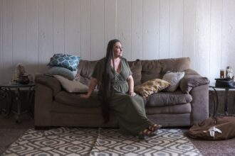 Anna Vargas, of Manassa, Colorado, is a sixth-generation resident of the San Luis Valley who is deeply embedded in local water management initiatives. She hasn’t drunk her own tap water in years out of fear of contamination. Credit: Jacob Spetzler/Inside Climate News
