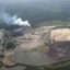 Aerial view of the Tennessee Valley Authority's Cumberland Fossil Plant in Cumberland City, Tenn. White emissions billow from stacks at the plant.