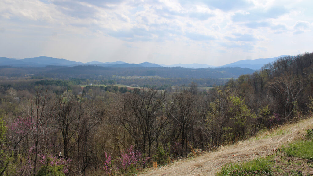 The view from I-64 East looking south to where the Joshua Falls to Yeat line of Valley Link would begin. Credit: Charles Paullin/Inside Climate News