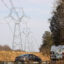 Existing transmission lines run through Goochland and Louisa counties. The support structures are similar to those that would be used for Valley Link. Credit: Charles Paullin/Inside Climate News
